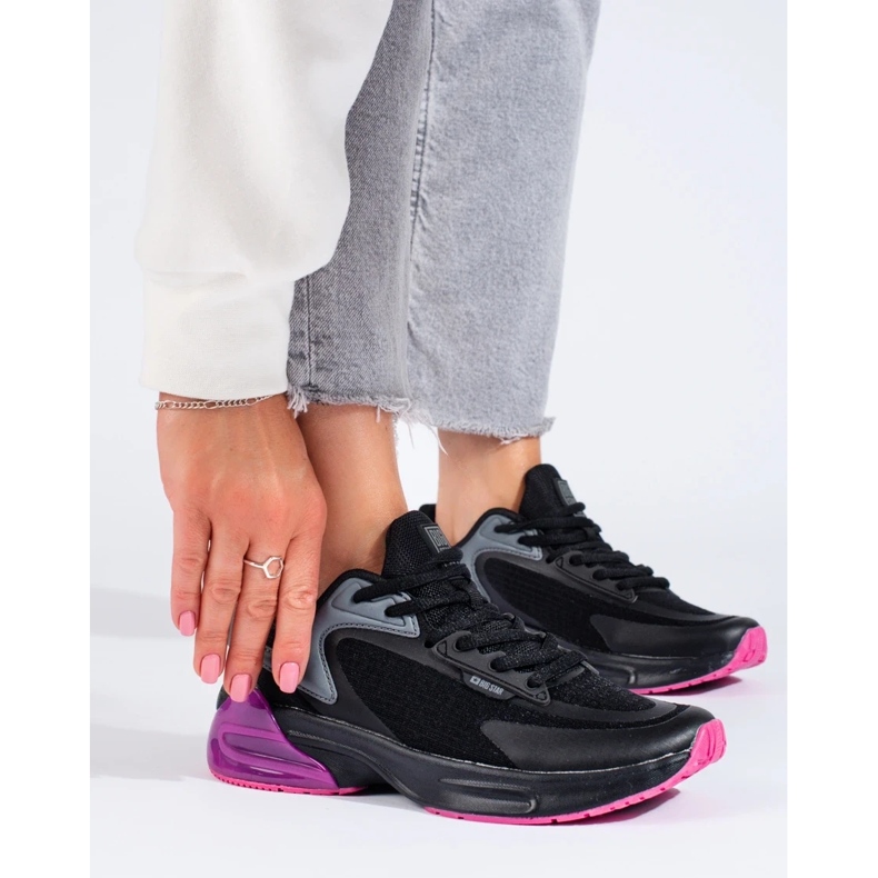 Deportivas negras mujer Big Star LL274335 negro 2