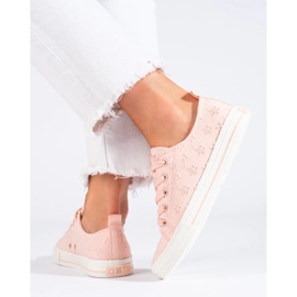 Deportivas rosas de mujer Big Star LL274224 rosado 4