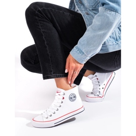 Blanco Big Star T274026101 zapatillas altas de mujer 4