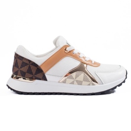 Zapatillas deportivas mujer Shelovet blancas multicolor 2