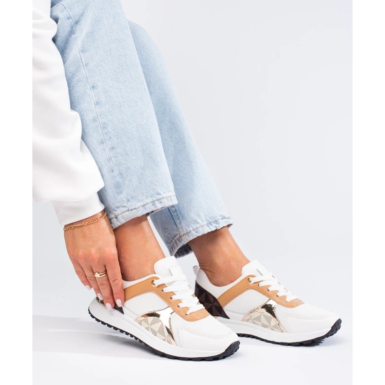 Zapatillas deportivas mujer Shelovet blancas multicolor 1