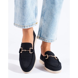 Zapatos brogue de ante negro Shelovet 3