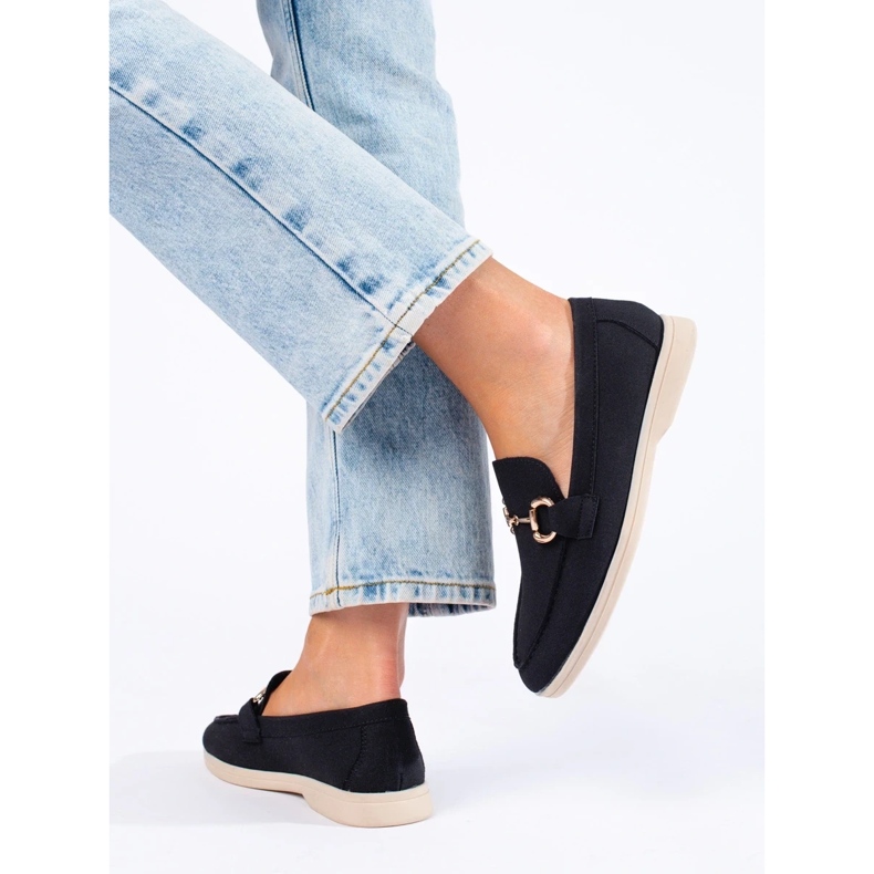 Zapatos brogue de ante negro Shelovet 1