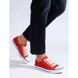 Zapatillas clásicas rojas Shelovet rojo 3