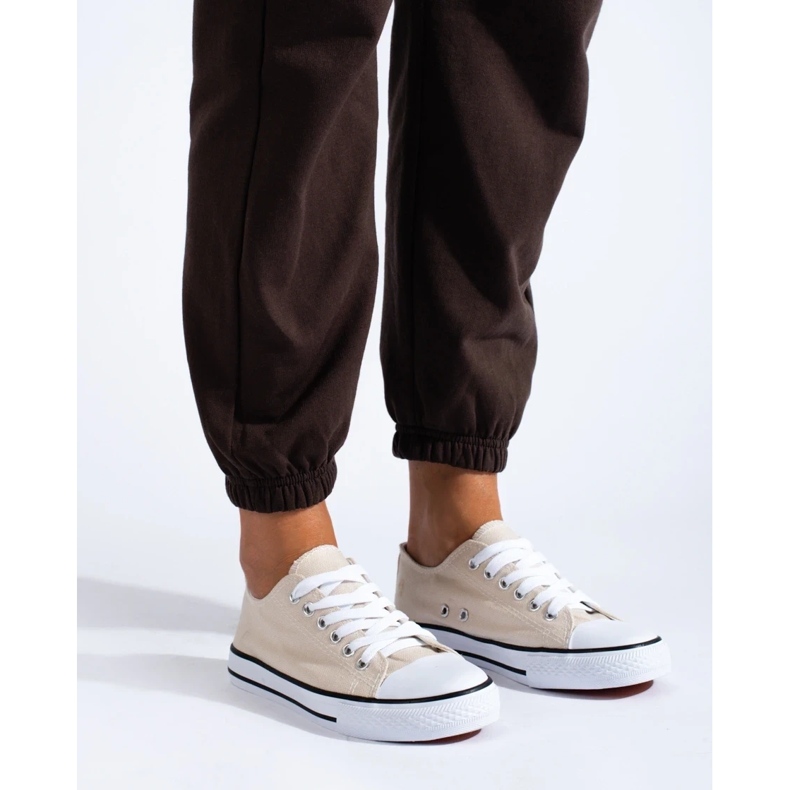 Zapatillas Shelovet clásicas beige 2