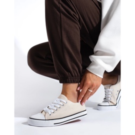 Zapatillas Shelovet clásicas beige 3