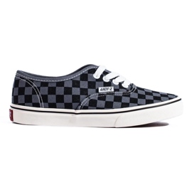 Zapatillas de cuadros negras y grises de Shelovet 4