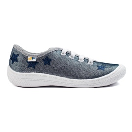 SHELOVET Zapatillas slip-on infantiles 3F grises 4