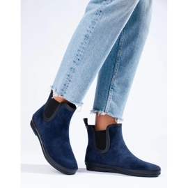 W. Potocki Botas de agua con aislamiento de ante azul marino de Potocki 3