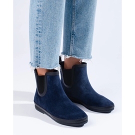 W. Potocki Botas de agua con aislamiento de ante azul marino de Potocki 4