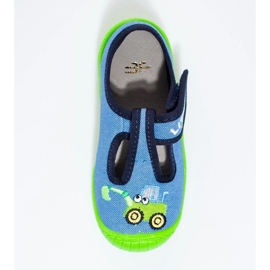 Zapatillas excavadora Shelovet velcro azul 1