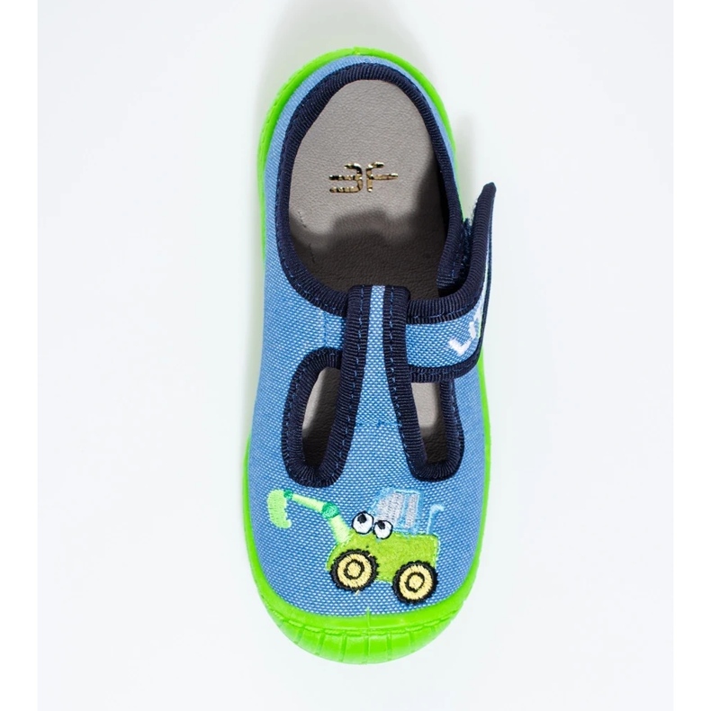 Zapatillas excavadora Shelovet velcro azul 1