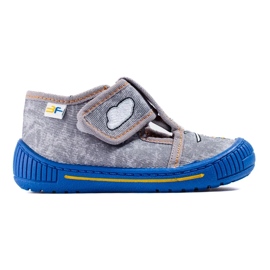 Pantuflas tipo helicóptero grises de Shelovet 3