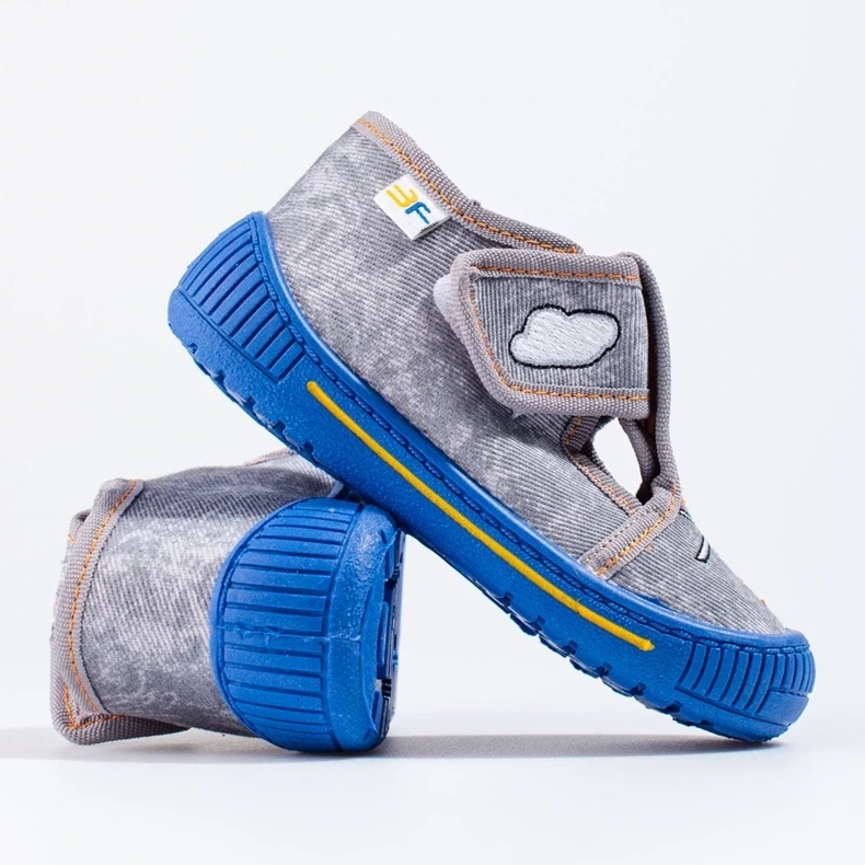 Pantuflas tipo helicóptero grises de Shelovet 2