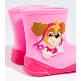 Botas de agua para niños Shelovet, rosa claro rosado 3