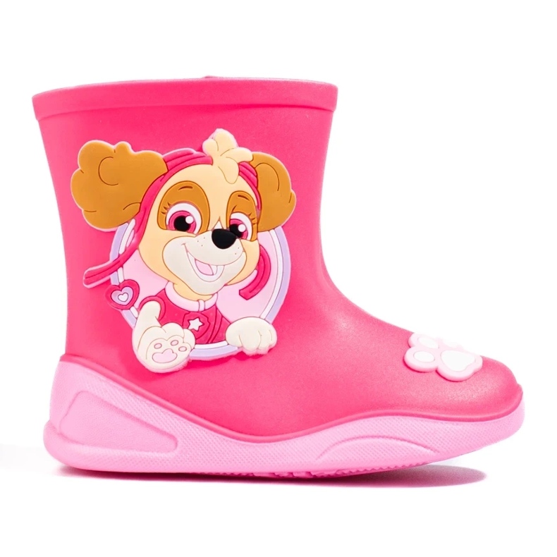 Botas de lluvia infantil Shelovet fucsia rosado 1