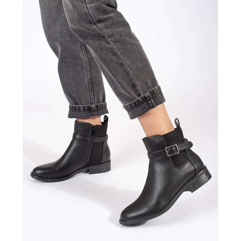 Botas clásicas de mujer Shelovet negras negro 1