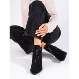 Botas de ante negras de Shelovet negro 1