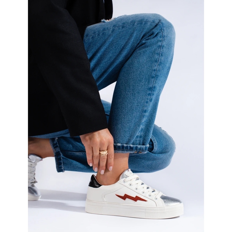 Deportivas blancas de mujer Shelovet blanco 2