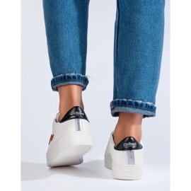 Deportivas blancas de mujer Shelovet blanco 4