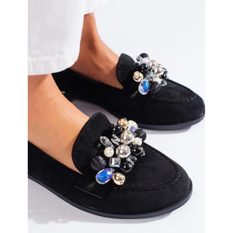 Señores de mujeres negras con cristales Shelovet. negro 1