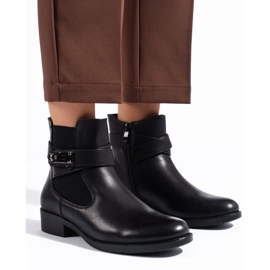 Botas planas de mujer Shelovet en color negro 1 Botas planas de mujer Shelovet en color negro 1