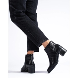 Botas clásicas negras de tacón alto de Daszyński negro 4