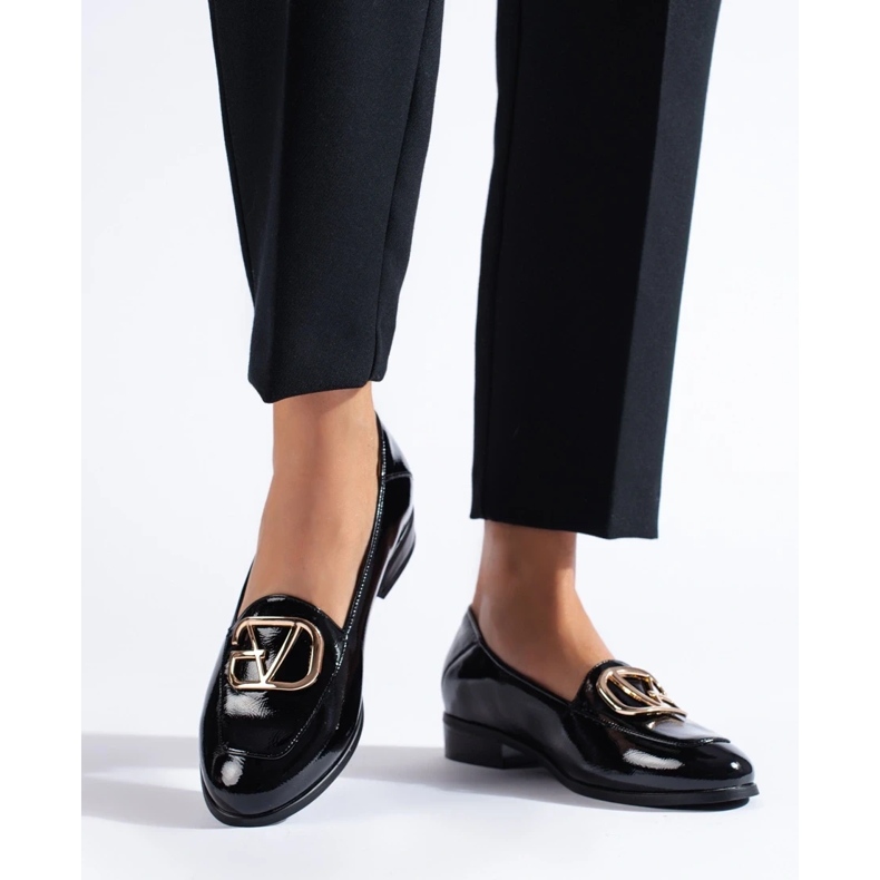 W. Potocki Zapatos mujer charol negro Potocki 1