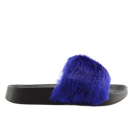 Babucha pelo azul marino S36 D.BLUE 3