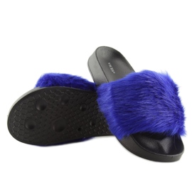 Babucha pelo azul marino S36 D.BLUE 6
