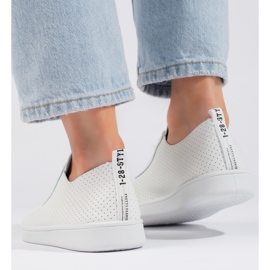 Seastar Deportivas de mujer caladas blancas blanco 2