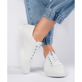Seastar Deportivas de mujer caladas blancas blanco 2 Seastar Deportivas de mujer caladas blancas blanco 2