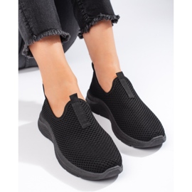 Deportivas de tejido negro 2
