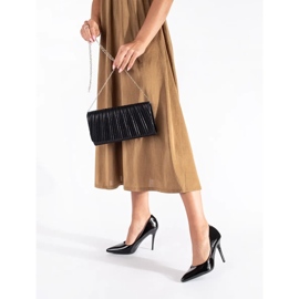 Seastar Zapatos de salón clásicos negros para mujer. 4