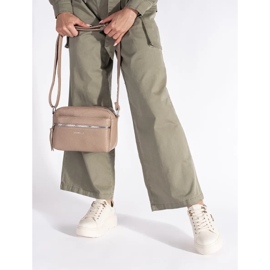 Deportivas plataforma piel beige blanco 4