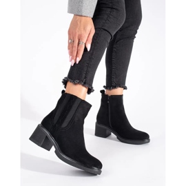 Seastar Botas Jodhpur ante negro en poste 3