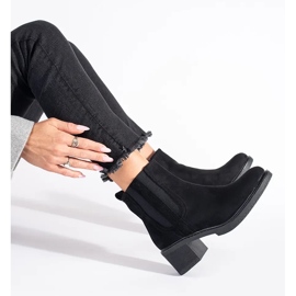 Seastar Botas Jodhpur ante negro en poste 4