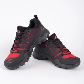 Zapatillas trekking mujer VICO negras y rojas rojo 3