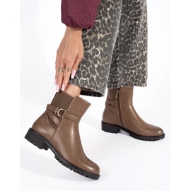 Botines mujer marrones altos marrón 3