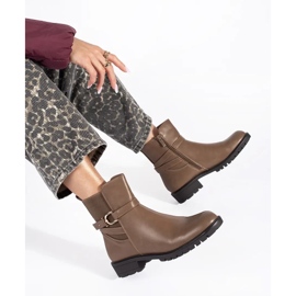 Botines mujer marrones altos marrón 2