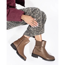 Botines mujer marrones altos marrón 4