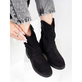 Botas cowboy mujer ante negro 4