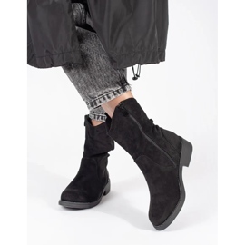 Botas cowboy mujer ante negro 3