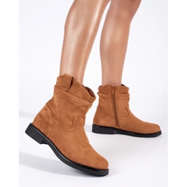 Botas cowboy mujer ante marrón 4