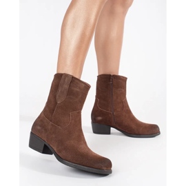 Botas cowboy de piel marrón de Sergio Leone 1