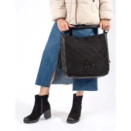 Botines de mujer de piel negros de Sergio Leone 2