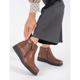 Botas cómodas con aislamiento de cuero marrón de Sergio Leone 1