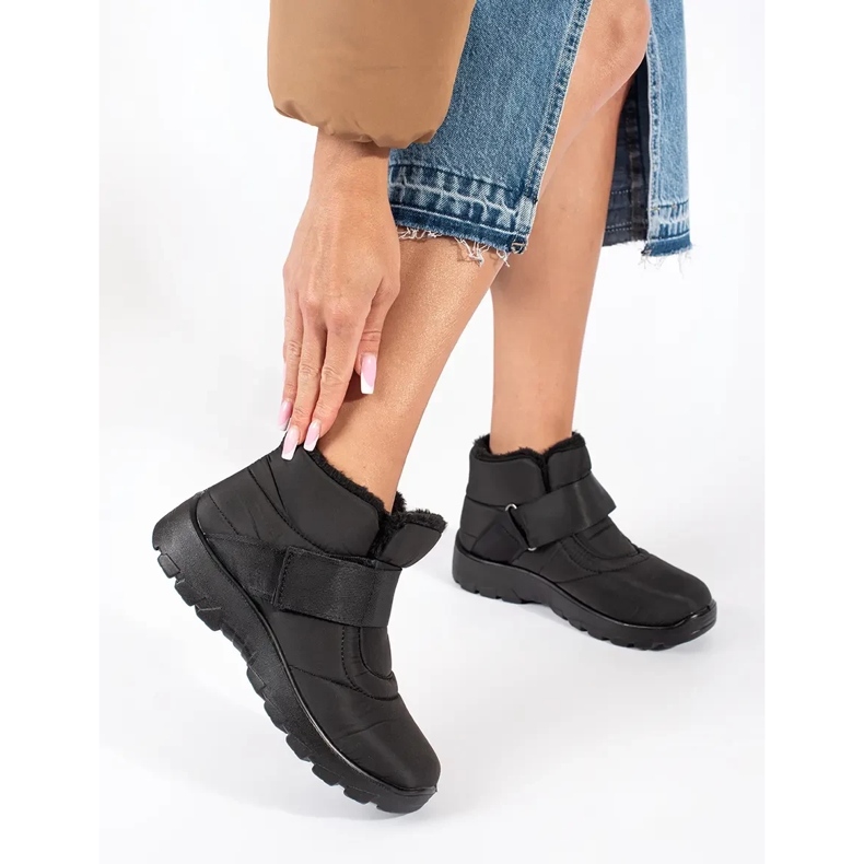 Botas de nieve mujer cómodas negras negro 1