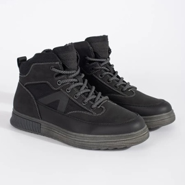 Botas altas de invierno para hombre con aislamiento negro. 2