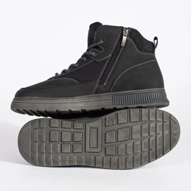 Botas altas de invierno para hombre con aislamiento negro. 1